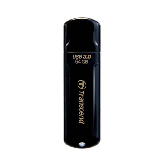 Spominski ključek 64GB USB 3.0 Transcend JF700 80MB/s - plastičen/s pokrovčkom/črn (TS64GJF700)