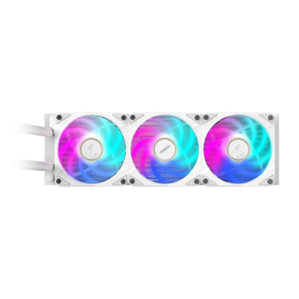 Vodno hlajenje Gigabyte AORUS WATERFORCE X II - 360mm RGB bela (AORUS WATERFORCEX II 360 ICE)