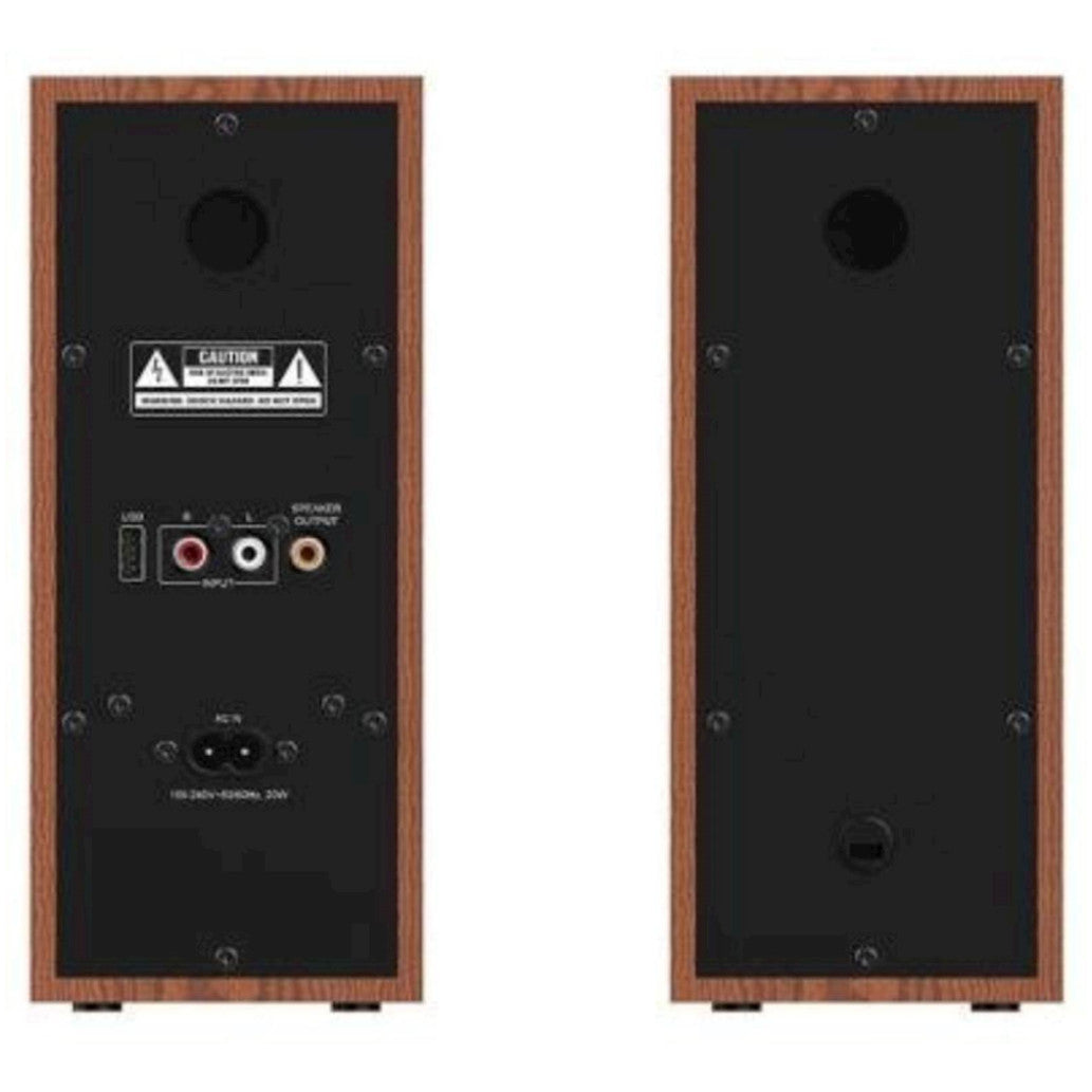 Zvočniki Genius SP-HF800BT 20W 2.0 (črna-rjava)