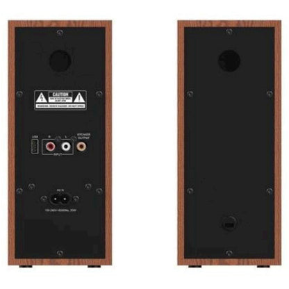 Zvočniki Genius SP-HF800BT 20W 2.0 (črna-rjava)