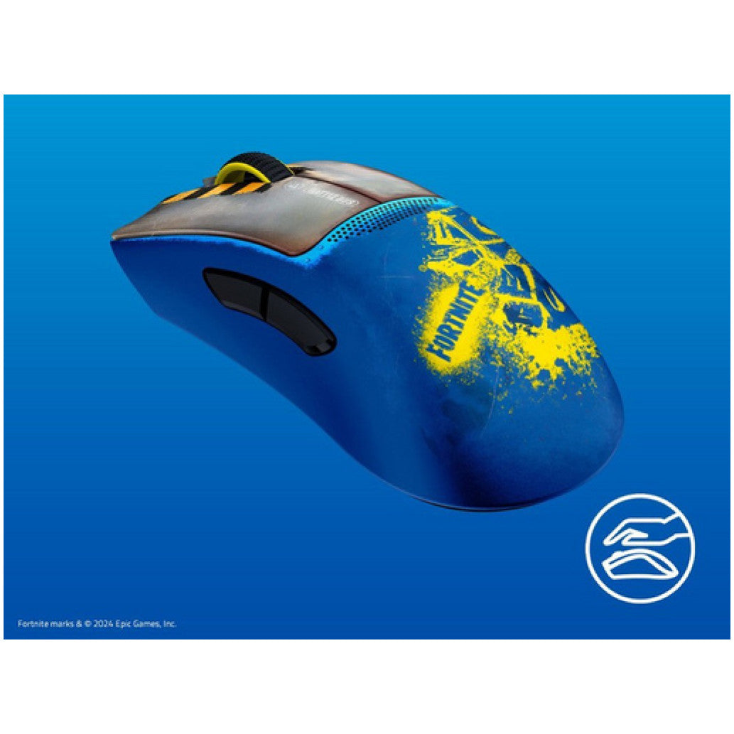 Miš Razer brezžična, USB DeathAdder V3 Pro optična gaming 30000DPI modra Fortnite Edition (RZ01-04630700-R3M1)