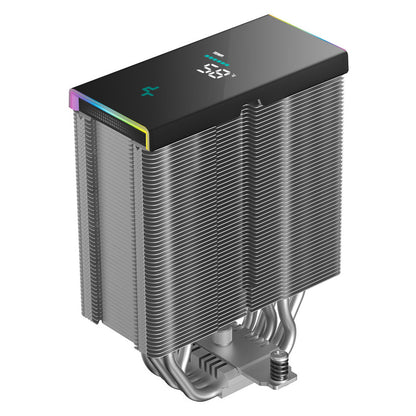 Zračni hladilnik DeepCool AK500S Digital SE - 120mm 28 dB 160mm ARGB črna (R-AK500S-BKADMN-GJD)