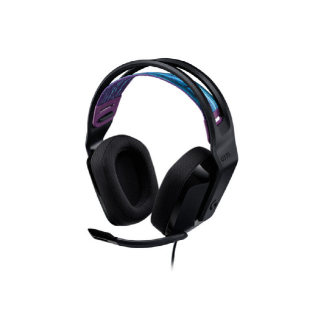 Slušalke žične Logitech naglavne z mikrofonom 2x 3,5mm G335 črna z mikrofonom (981-000978)