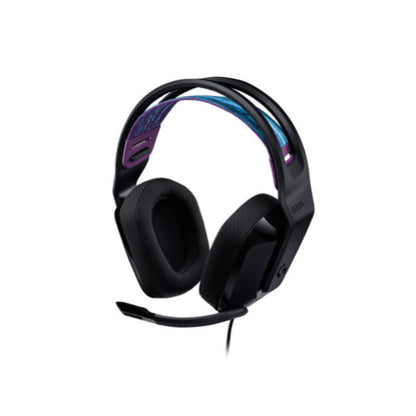 Slušalke žične Logitech naglavne z mikrofonom 2x 3,5mm G335 črna z mikrofonom (981-000978)