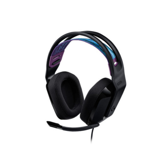 Slušalke žične Logitech naglavne z mikrofonom 2x 3,5mm G335 črna z mikrofonom (981-000978)