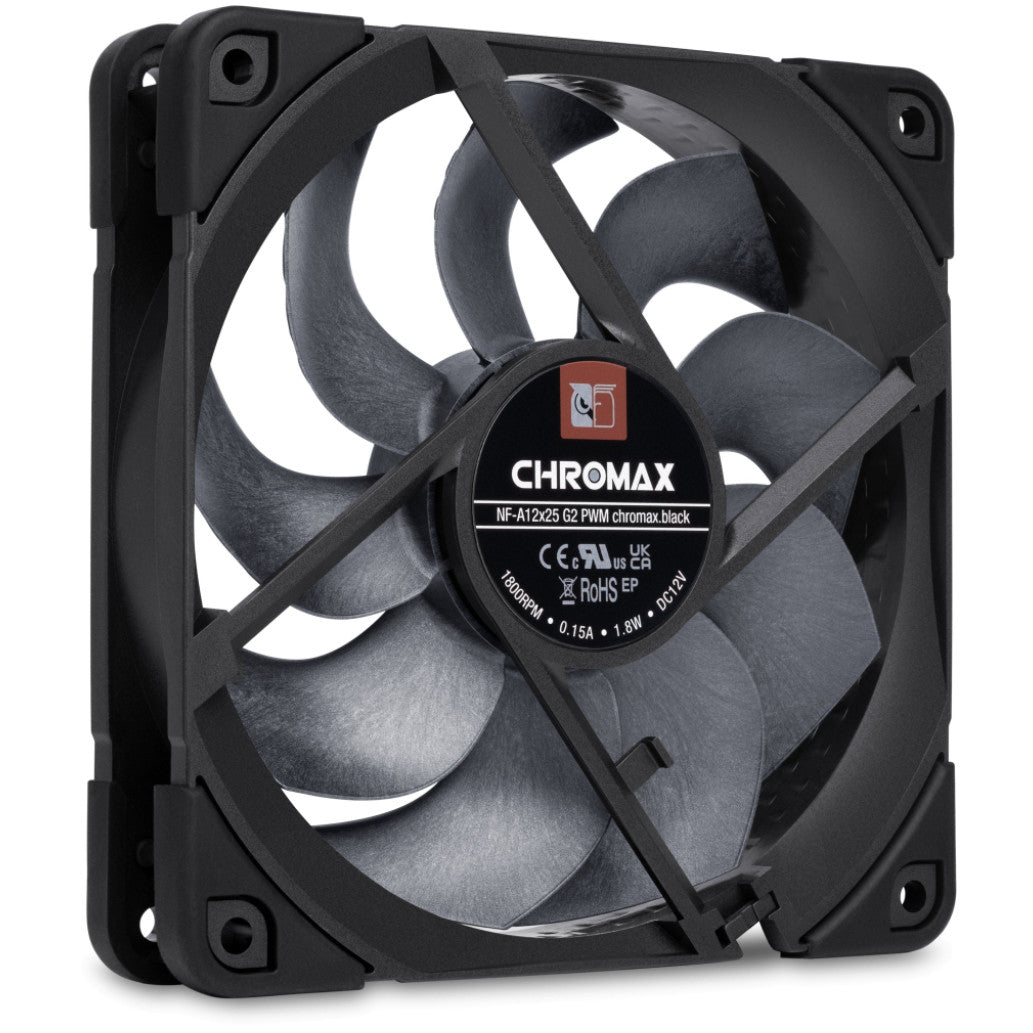 Ventilator Noctua NF-A12 120mm črna NF-A12X25PWMCH.BK.S