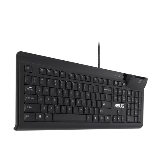 Tipkovnica Žična Asus KU100 s čitalcem kartic US | črna (90XB05E0-BKB010)