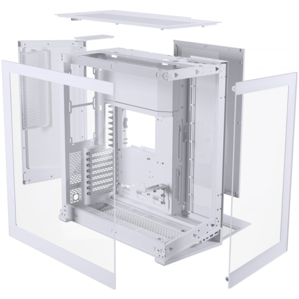Ohišje Phanteks NV7 TEMPERED GLASS ATX - bela RGB LED osvetlitev