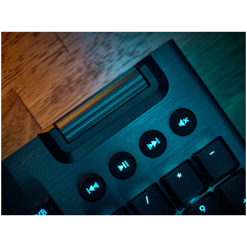 Gaming Tipkovnica brezžična + Bluetooth Logitech G915 X LIGHTSPEED, GL Tactile US international | SLO gravura črna RGB LED osvetlitev (920-012676)