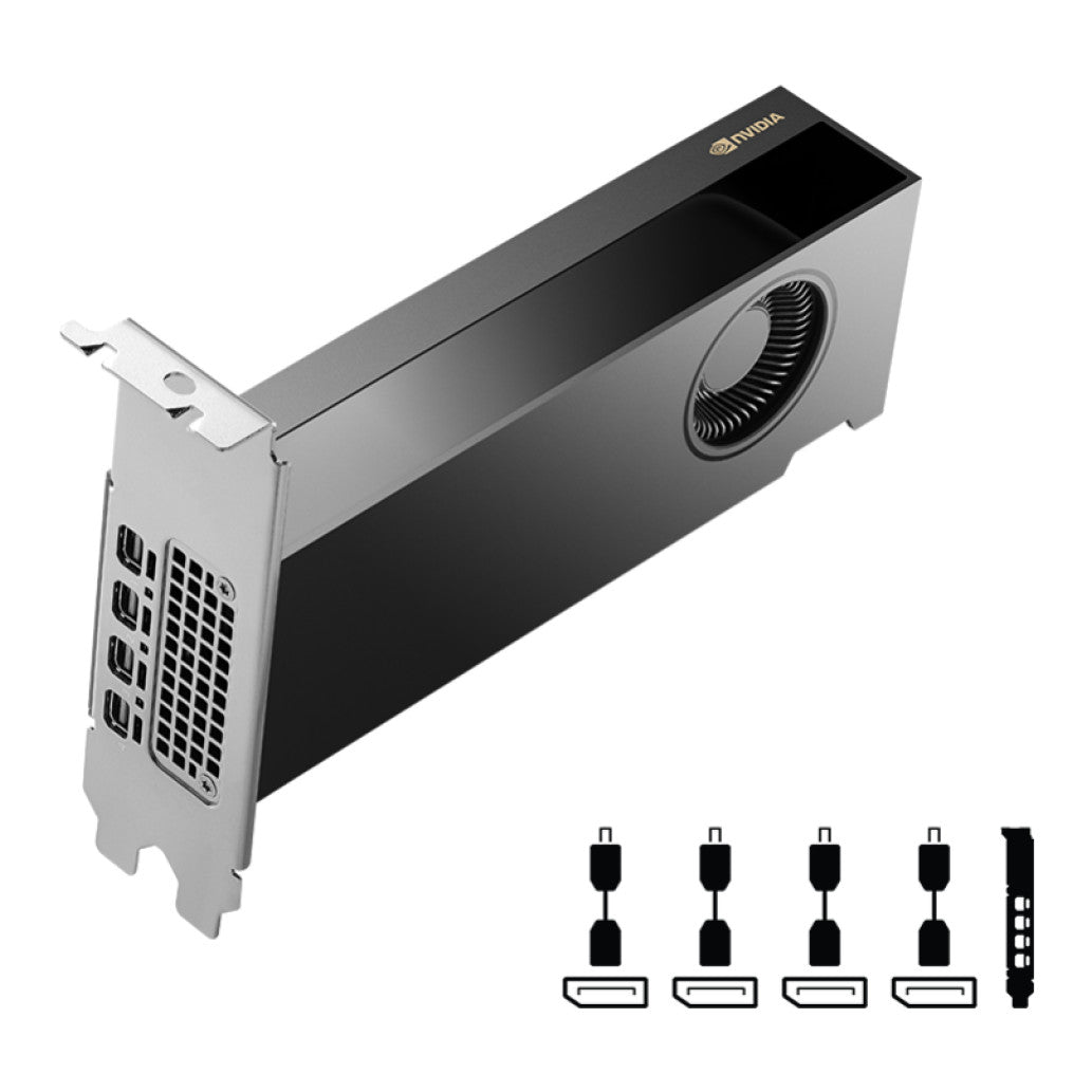 Grafična kartica RTX A2000 PNY Ada Generation - 16GB GDDR6 ECC  | 4xmDP (VCNRTX2000ADA-PB)