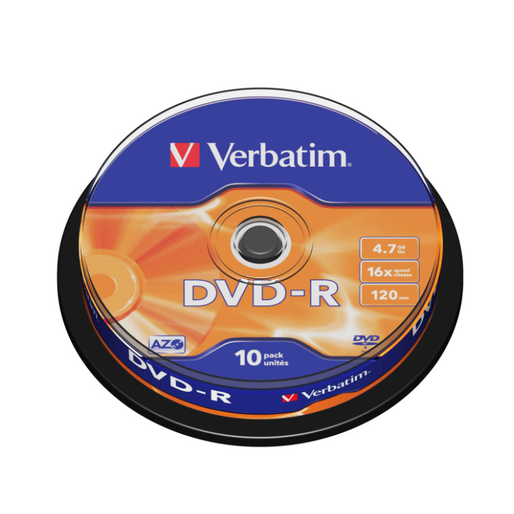 MEDIJ 4,7 DVD-R Verbatim 16x 10cake 43523