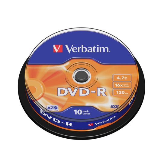MEDIJ 4,7 DVD-R Verbatim 16x 10cake 43523