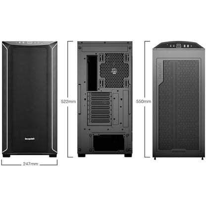 Ohišje Bequiet SHADOW BASE 800DX ATX - črna RGB