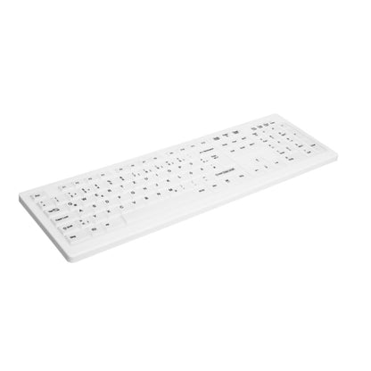 Tipkovnica brezžična Cherry AK-C8100 DE | bela (AK-C8100F-FUS-W/GE)