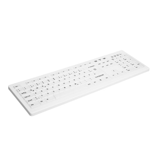 Tipkovnica brezžična Cherry AK-C8100 DE | bela (AK-C8100F-FUS-W/GE)