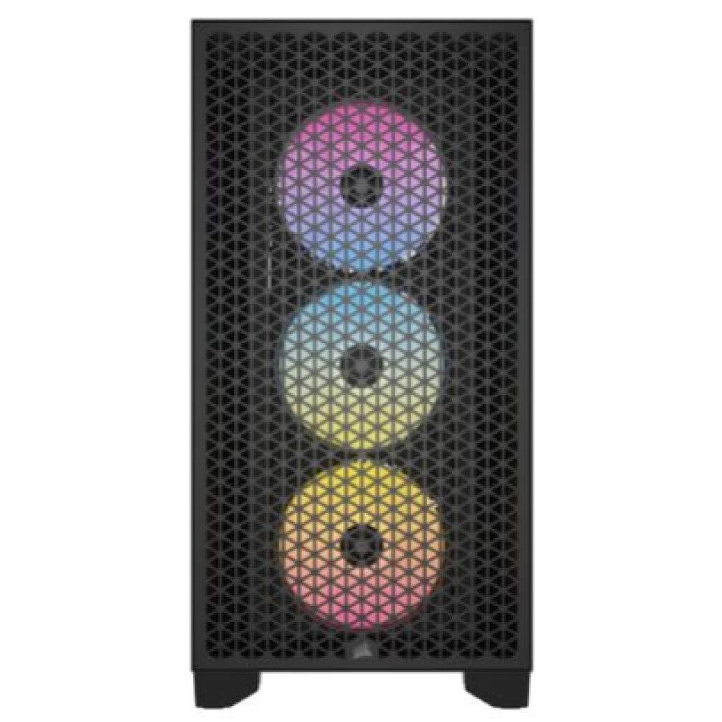 Ohišje Corsair 3000D MidiATX - črna RGB
