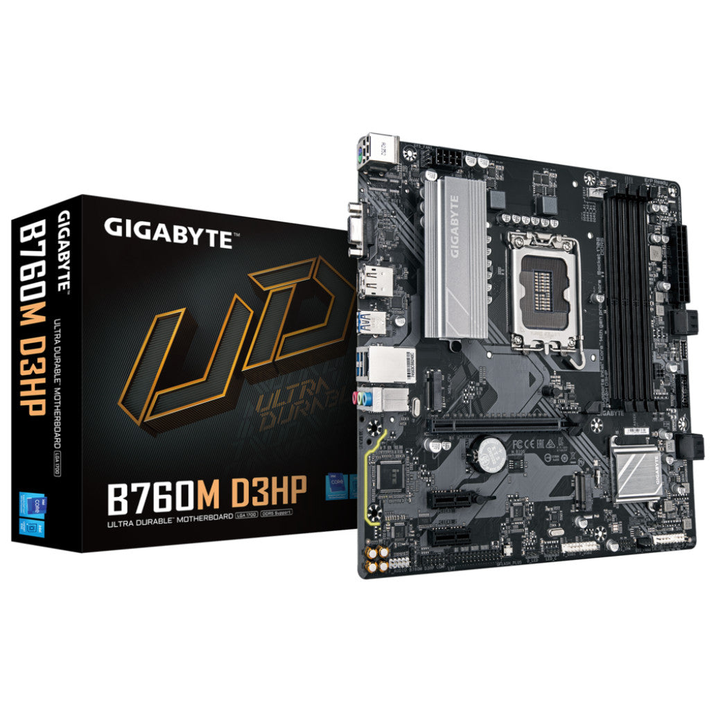 Osnovna plošča 1700 GigaByte B760M D3HP microATX 1xVGA HDMI 1xDisplayPort