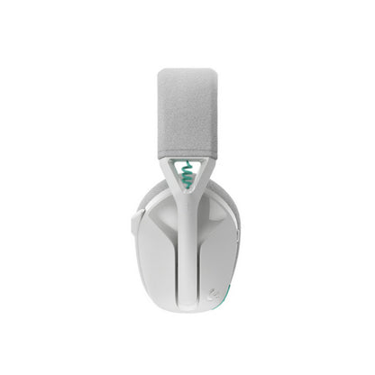 Slušalke brezžične Logitech naglavne z mikrofonom BT/ USB Lightspeed G321 bele USB-C polnjenje Gaming (981-001569)