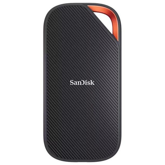 Prenosni disk SSD 2TB USB4, USB-C Sandisk Extreme PRO 3800/3700MB/s  - črna-oranžna (SDSSDE82-2T00-G25)
