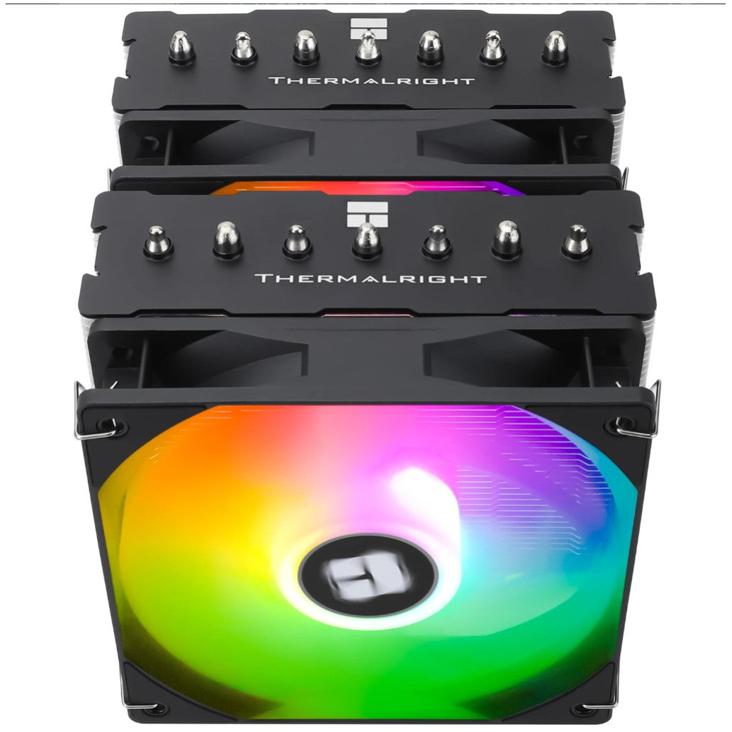 Zračni hladilnik Thermalright Phantom Spirit 120 SE A-RGB - 120mm 25,6 dB 154mm ARGB črna (CPTR-114)