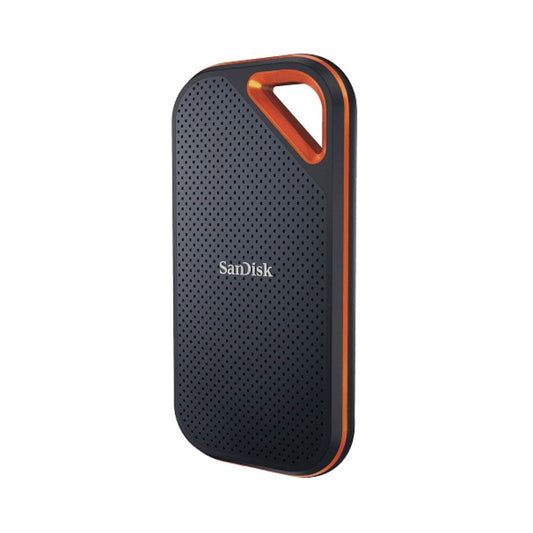 Prenosni disk SSD 2TB USB-C Sandisk Extreme PRO 2000/2000MB/s  - črna-oranžna (SDSSDE81-2T00-G25)