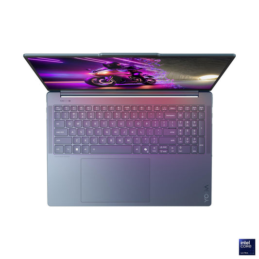 Prenosnik Lenovo 40,64 cm (16,0") Yoga Pro 9 2880x1800 OLED 500nit 120Hz Ultra 7-255H/32GB/SSD1TB/BL/ALU/RTX5050-8GB/Win11Home (83L00016SC)