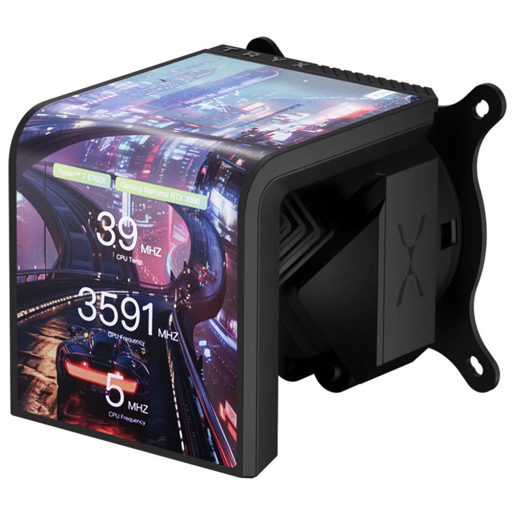 Vodno hlajenje TRYX Panorama SE - Curved LED - 360mm ARGB črna (WATX-015)