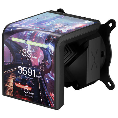 Vodno hlajenje TRYX Panorama SE - Curved LED - 360mm ARGB črna (WATX-015)