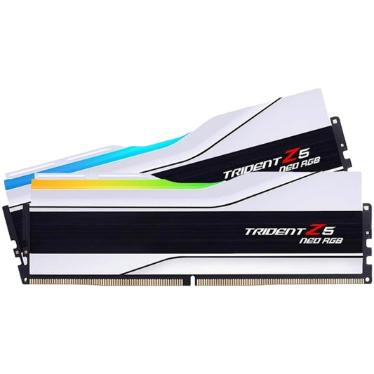 DDR5 32GB 6000MHz CL30 KIT (2x16GB) G.Skill RGB Trident Z Neo XMP3.0 1,35V bela (F5-6000J3036F16GX2-TZ5NRW)