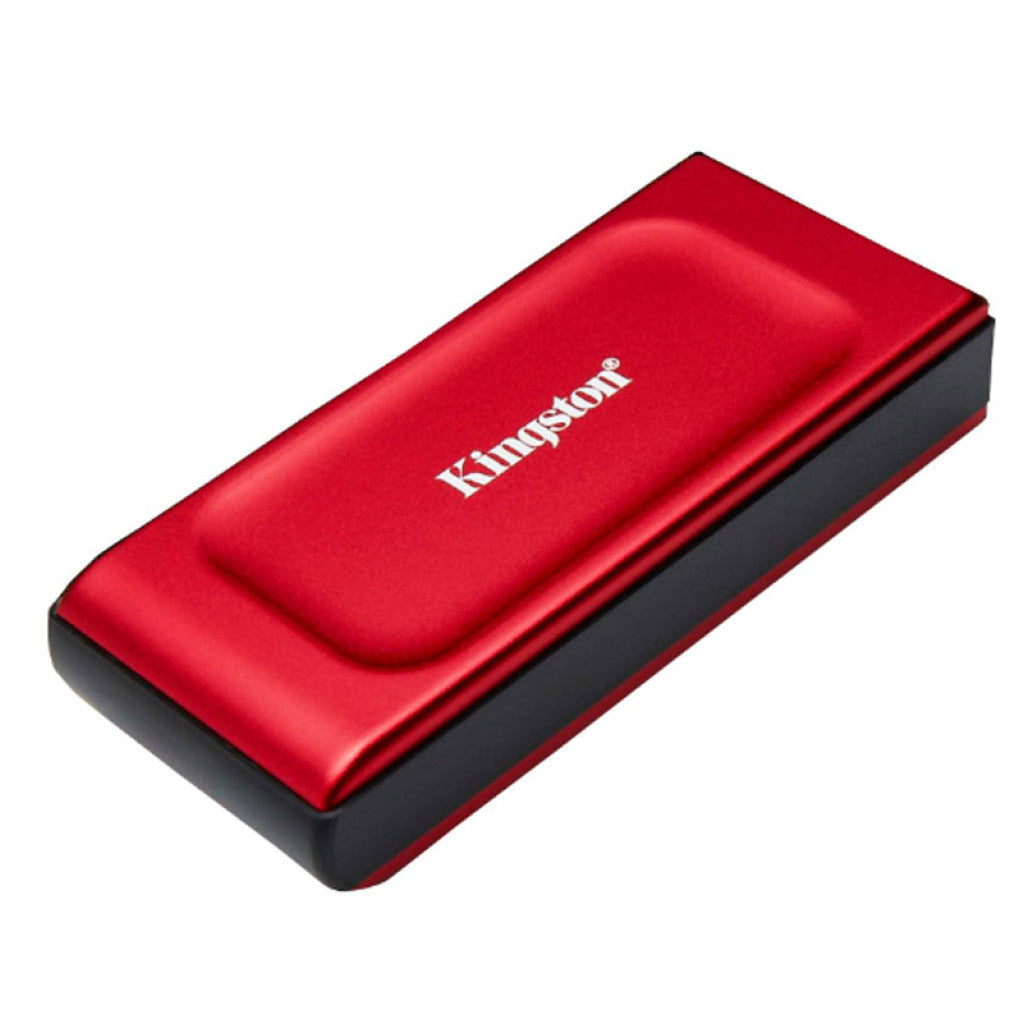 Prenosni disk SSD 1TB USB-C Kingston XS1000 1050/1000MB/s  - rdeča (SXS1000R/1000G)