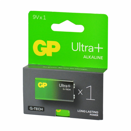 Baterijski vložek Alkalni 9V 6LR61 GP Ultra+
