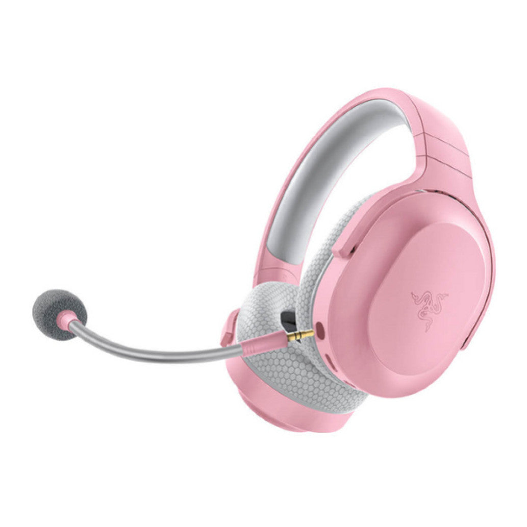 Slušalke brezžične naglavne 2,4 GHz stereo Razer Barracuda X Wireless Mercury (2022) - roza (RZ04-04430300-R3M1)