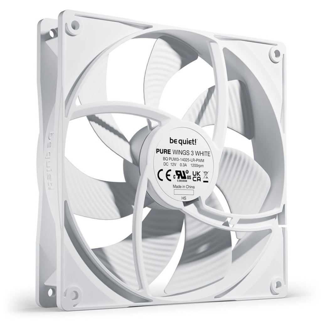 Ventilator be quiet! Pure Wings 3 140mm bela