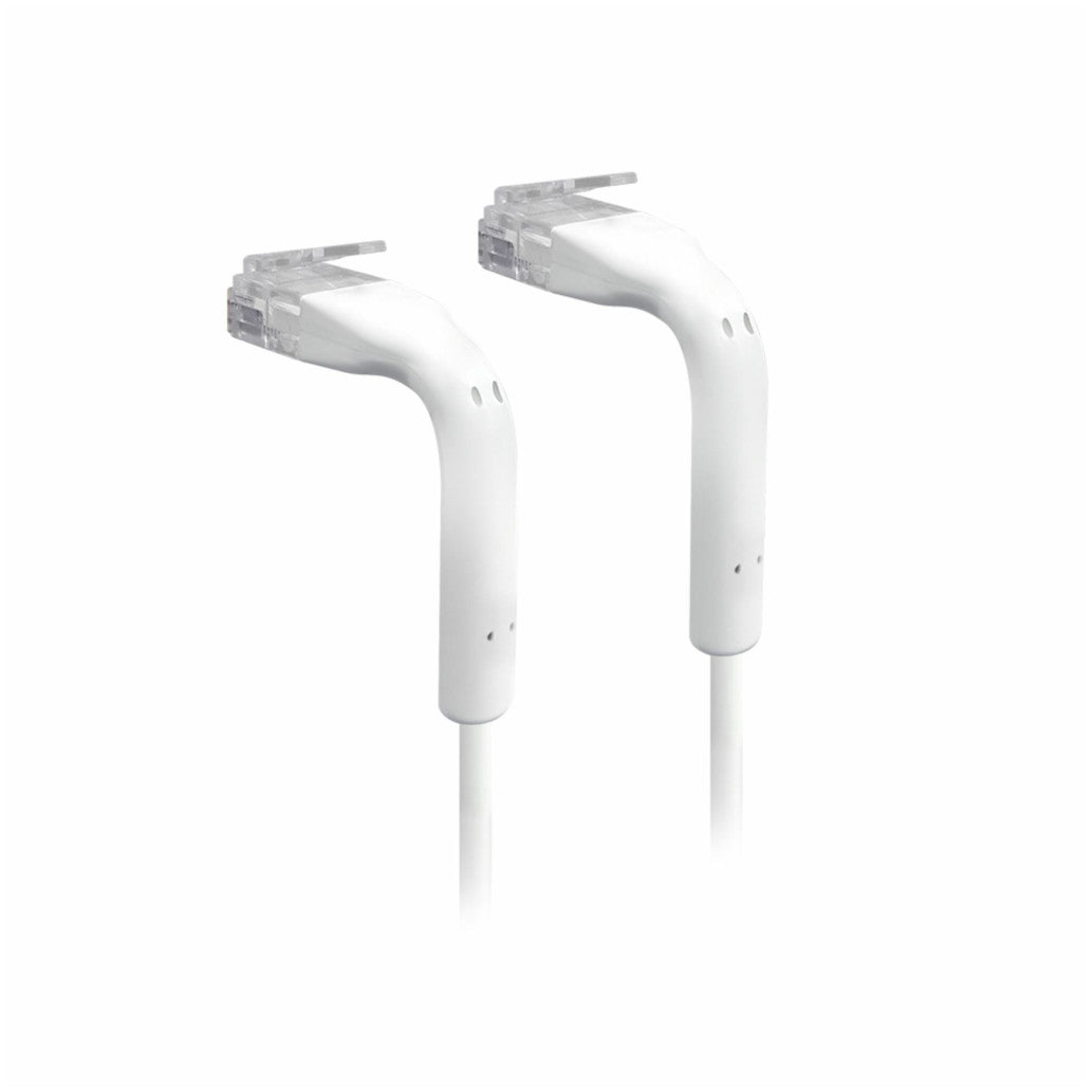 KABEL PATCH UTP Cat 6   0,1m  RJ45 1Gbit Ubiquiti - bel, upogljiv