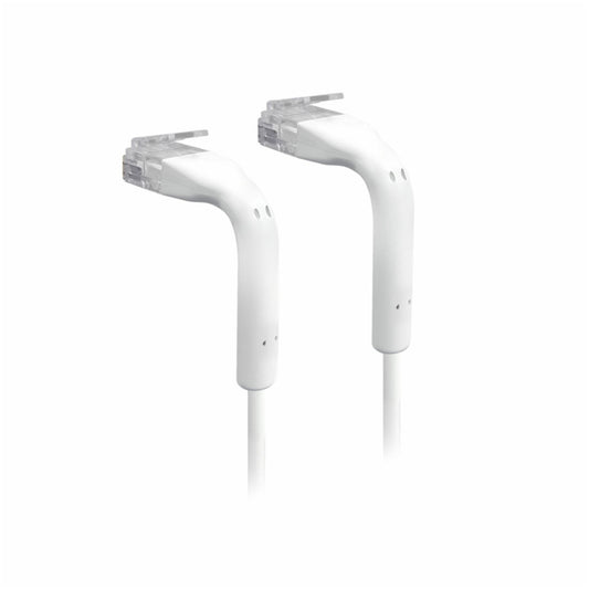 KABEL PATCH UTP Cat 6   0,1m  RJ45 1Gbit Ubiquiti - bel, upogljiv