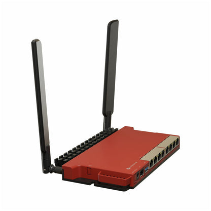 Usmerjevalnik brezžični Mikrotik L009UiGS-2HaxD-IN WiFi6 802.11ax AX600 1xPoE 8xLAN+1xSFP 2x antena (L009UiGS-2HaxD-IN)
