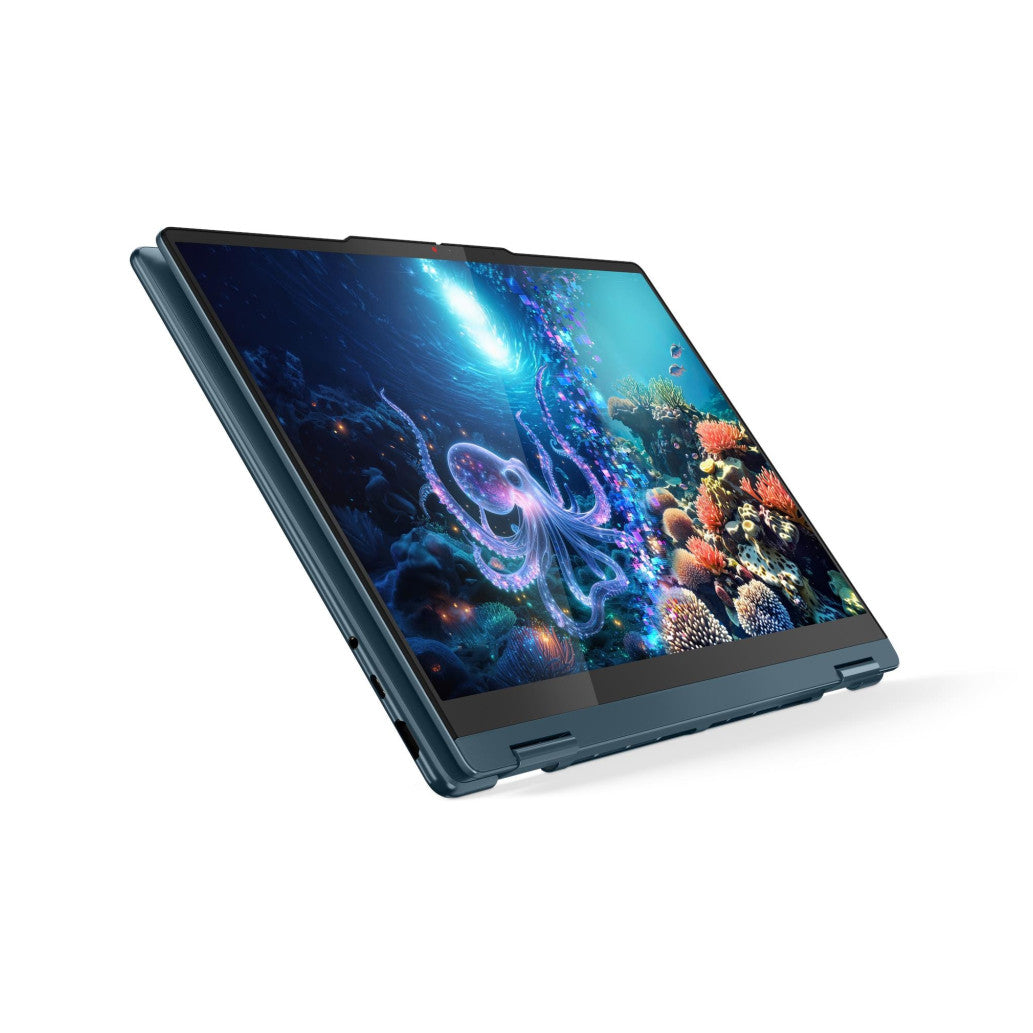 Prenosnik Lenovo 35,5 cm (14,0") Yoga 7 1920x1200 OLED 400nit Ryzen AI 5 340/24GB/SSD1TB/BL/AI Chip: 50 TOPs/ALU/AMD Radeon 840M/Win11Home (83JR0022SC)