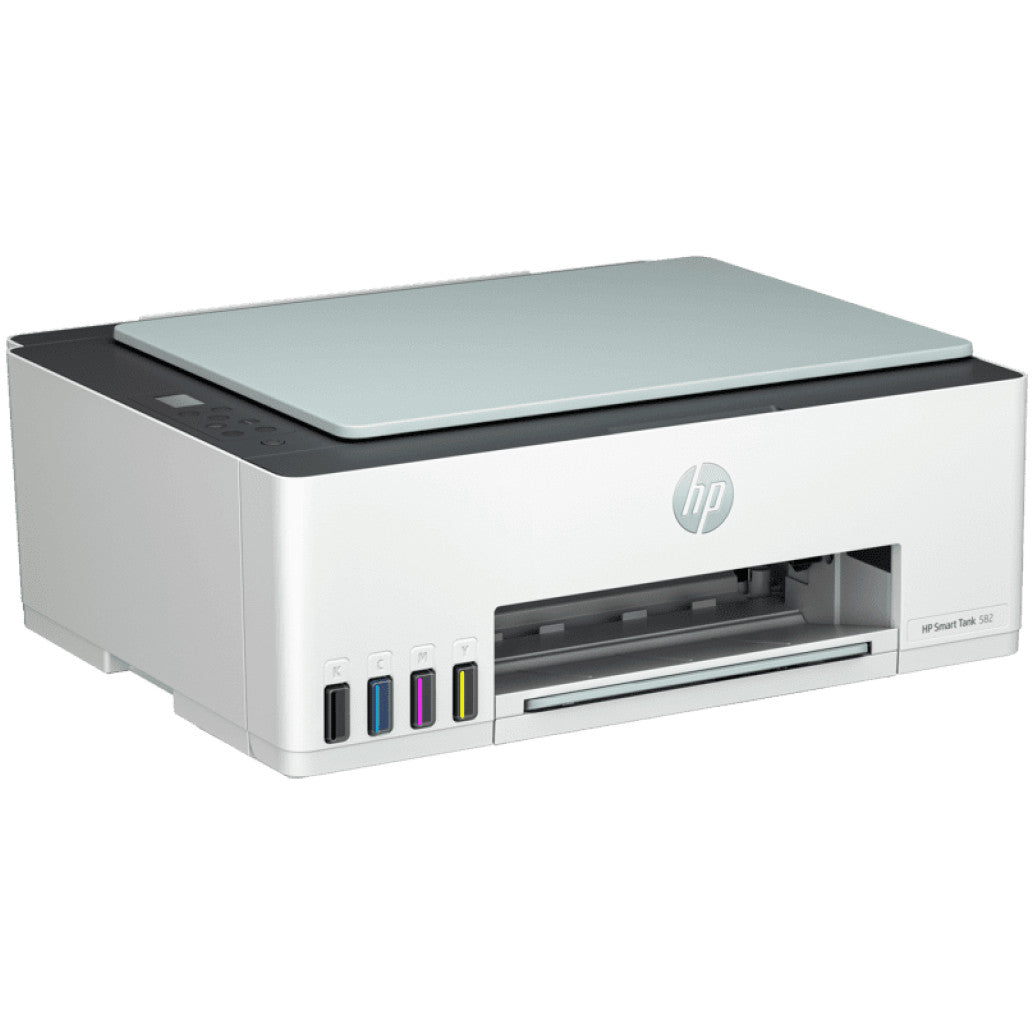 Tiskalnik multifunkcijski brizgalni barvni HP Smart Tank 582 A4 enostransko skeniranje USB WiFi 22ppm Cashback 1.8.2025-31.10.2026 - 20€ (4A8D6A)