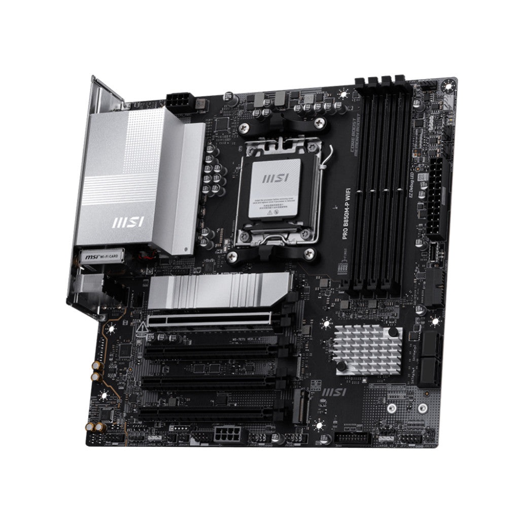 Osnovna plošča AM5 MSI PRO B850M-P WIFI microATX HDMI DisplayPort