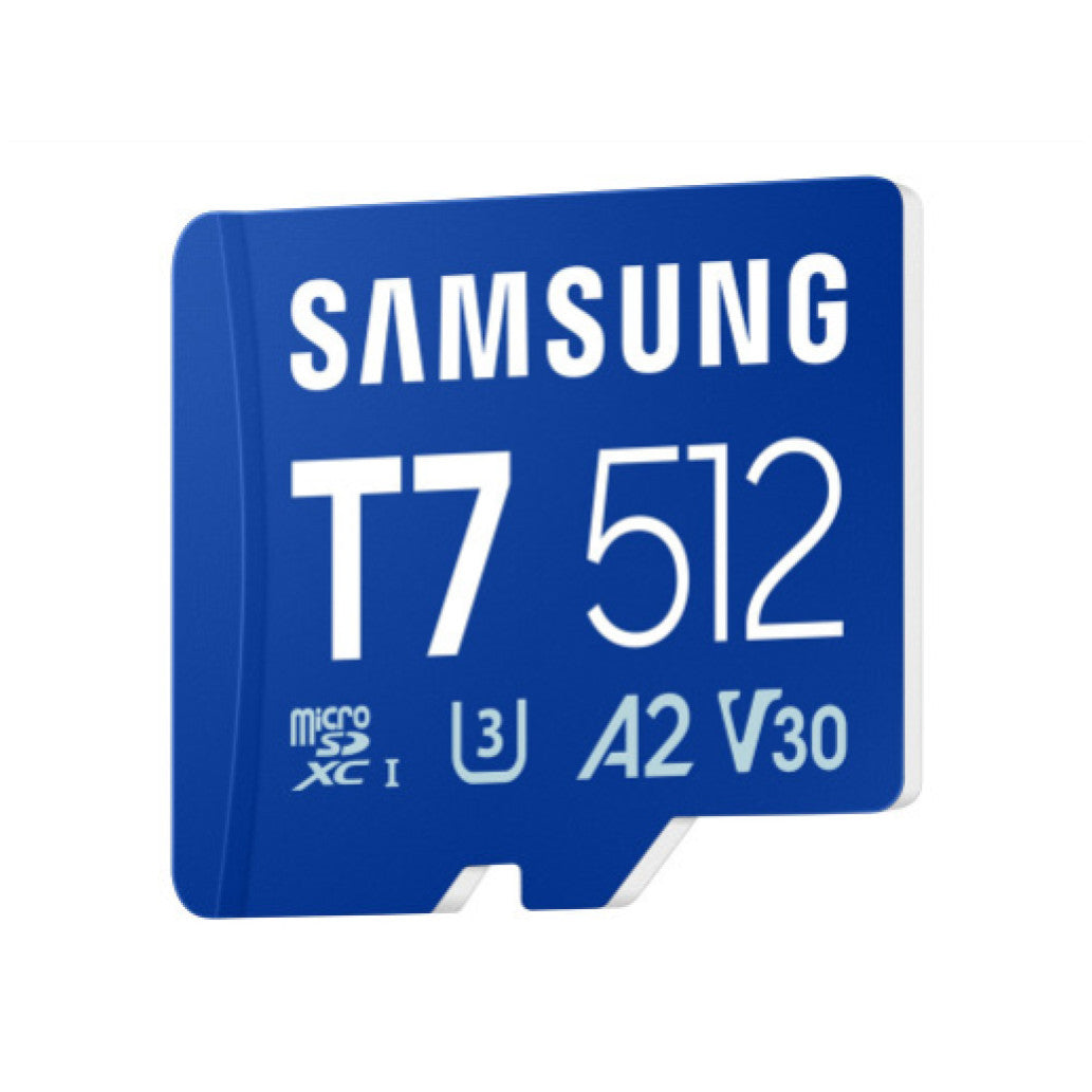 Spominska kartica microSDXC 512GB Samsung T7 170MB/s/U3 V30 UHS-I A2 (MB-MB512T/WW)