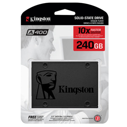 Disk SSD 6,4cm (2,5") SATA3 240GB Kingston SA400 2,5" 500/350MB/s (SA400S37/240G)