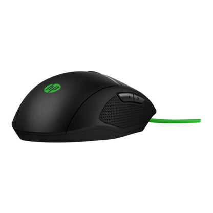 Miš HP 300 Pavilion Gaming Maus črna zelena 8 gumbov 5000 dpi (4PH30AA)