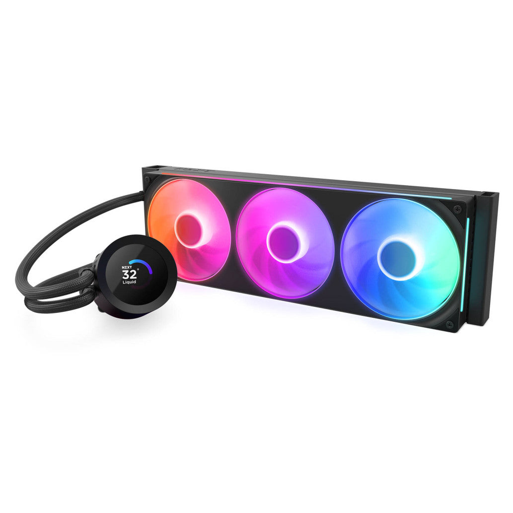 Vodno hlajenje NZXT Kraken Plus - 360mm RGB črna (RL-KR360-B2)