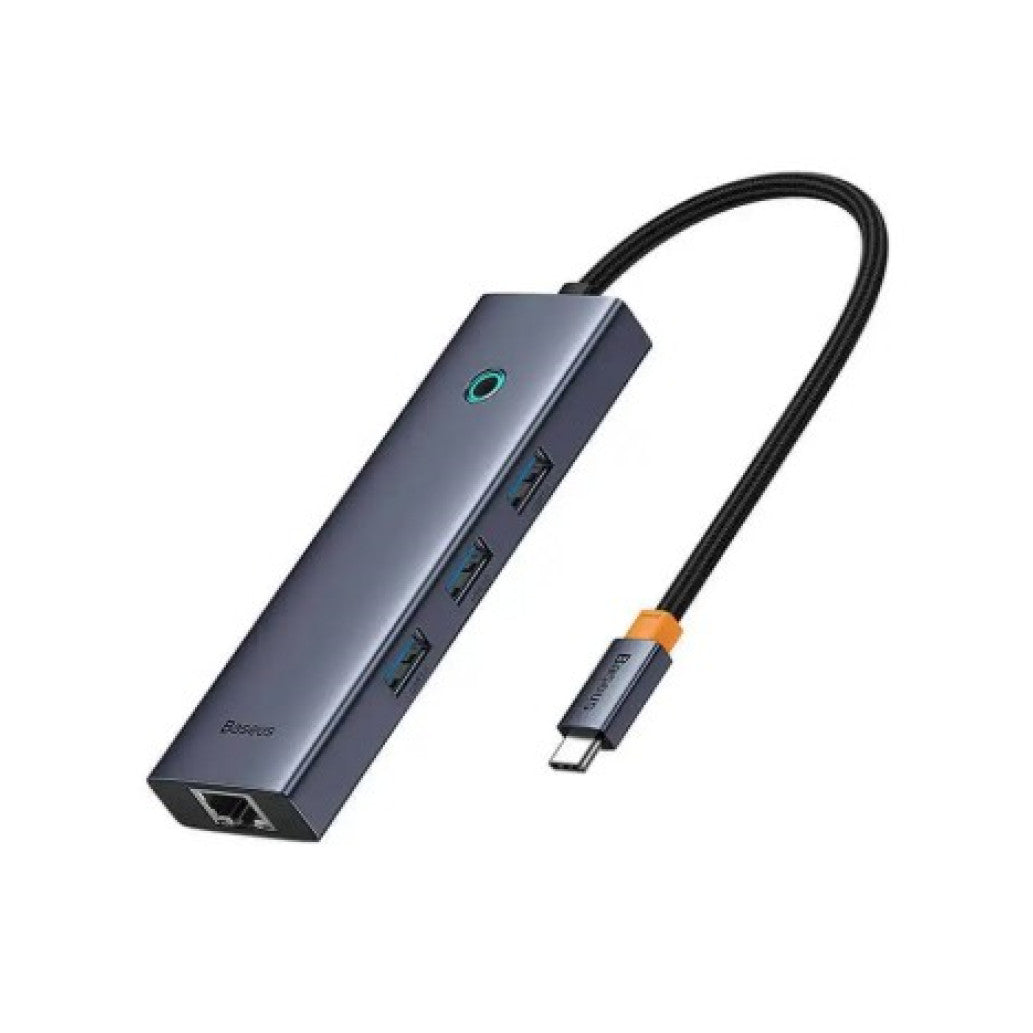 Priklopna postaja USB-C => BASEUS UltraJoy 1xHDMI 3xUSB3.0 USB-C 100W 1xLAN (B00052807813-00)