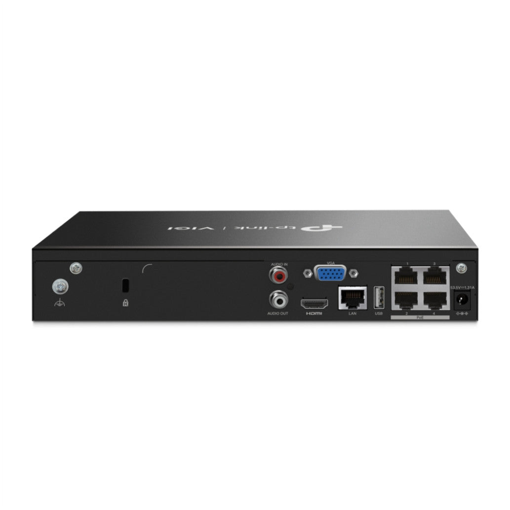 VIGI TP-Link 3840x2160/30Hz 4-kanalni 80 Mbps 4xPoE (VIGI NVR1004H-4P)