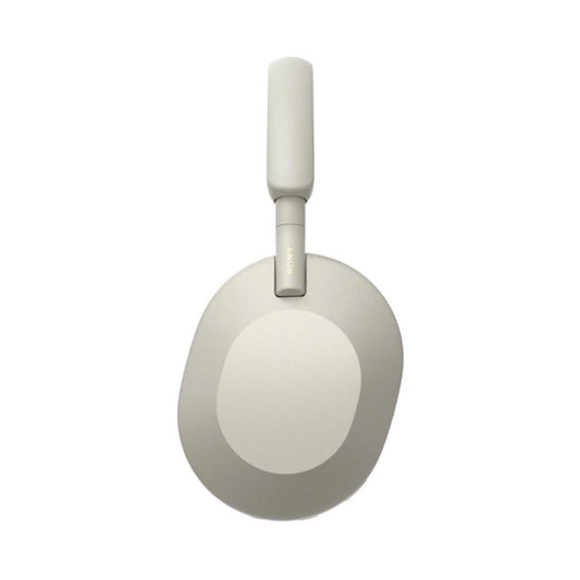 Slušalke brezžične naglavne Bluetooth stereo SONY WH-1000XM5 z mikrofonom - srebrne