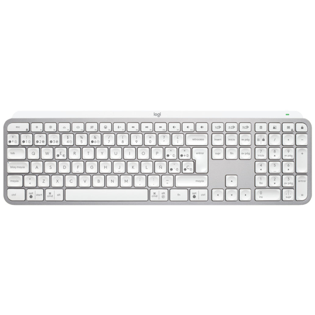 Tipkovnica Bluetooth + USB Logitech MX Keys S UK | SLO gravura siva LED osvetlitev (920-011588)