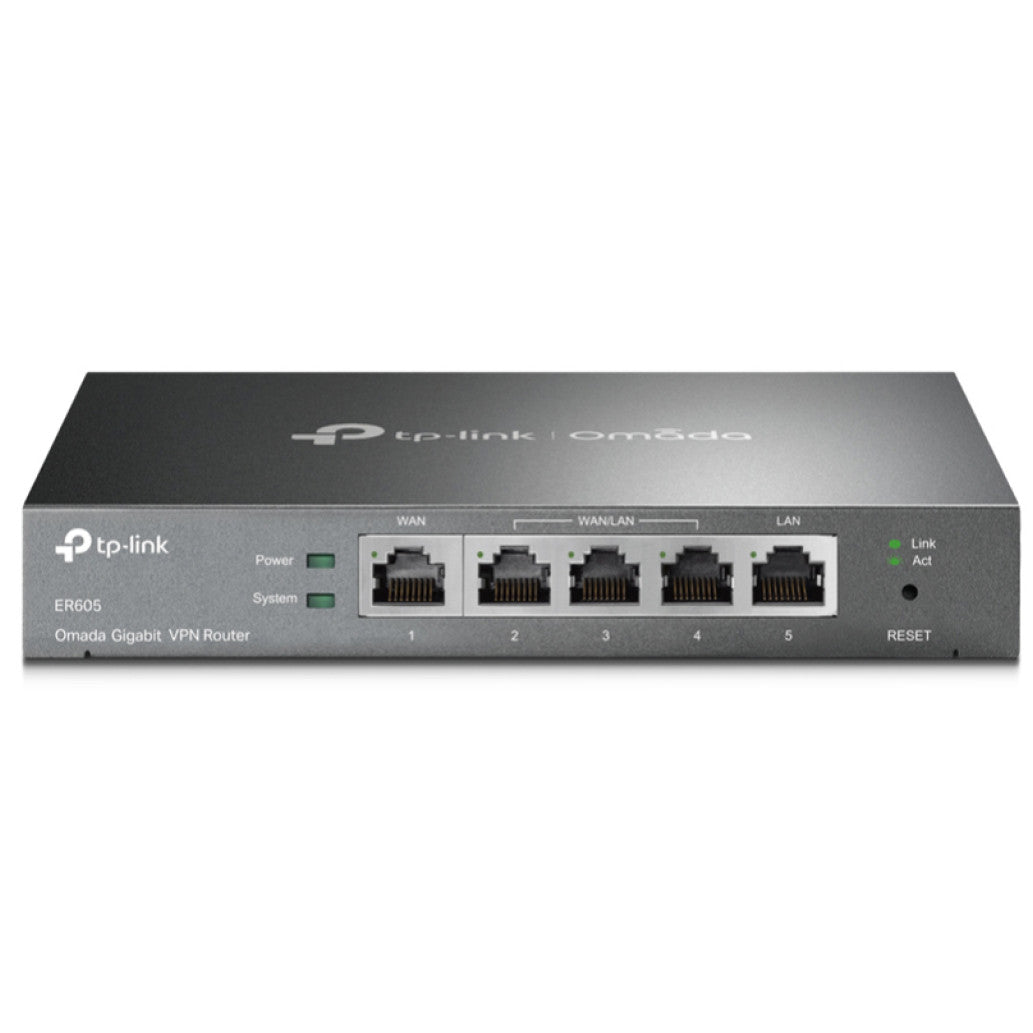 Usmerjevalnik TP-Link Omada Safestream 1000Mbit/s 3xLAN+WAN 4xLAN (TL-R605)