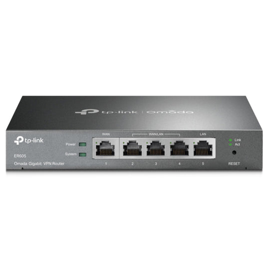 Usmerjevalnik TP-Link Omada Safestream 1000Mbit/s 3xLAN+WAN 4xLAN (TL-R605)