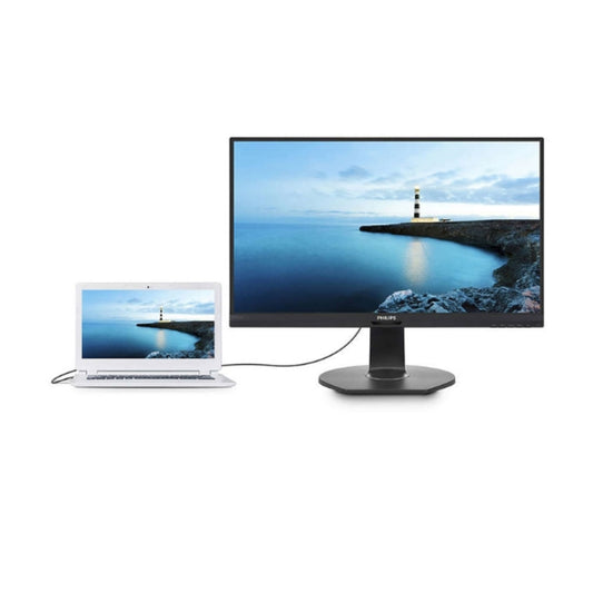 Monitor Philips 68,6 cm (27,0") 272B7QUPBEB 2560x1440 IPS 5ms HDMI DisplayPort USB-C 60W DP-Out 3xUSB3.1 Pivot Zvočniki  3H sRGB132% RJ45